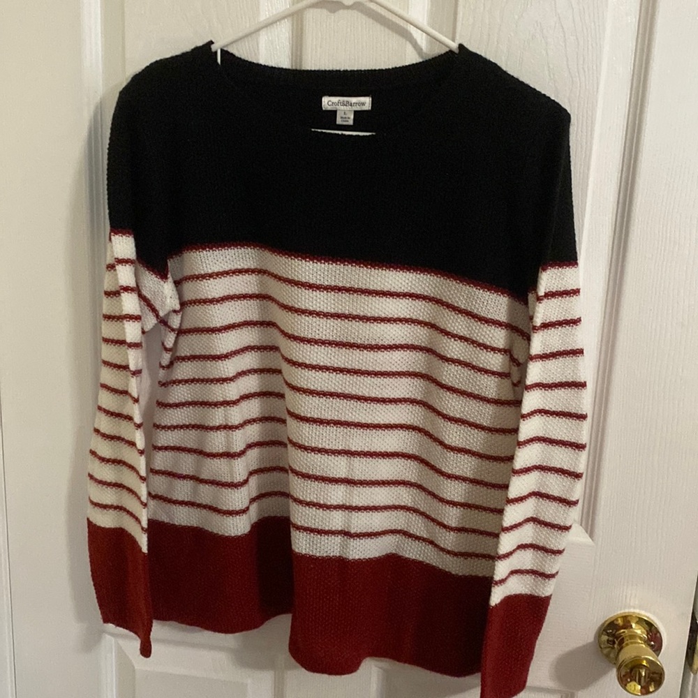 ❤️2/$30❤️EUC Croft and barrow womens sweater